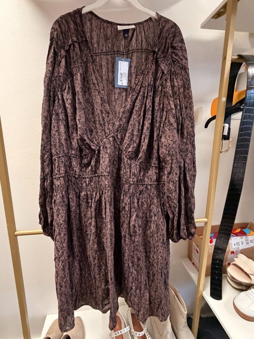 Universal Thread Patterned Mini Dress - Picture 2 of 3